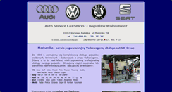 Desktop Screenshot of carservo.pl
